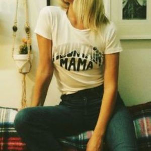 Bandit brand MOUNTAIN MAMA  fitted tee XL